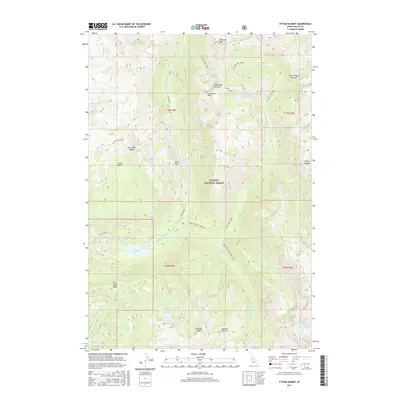2017 Map of Fitsum Summit, 2017 Print