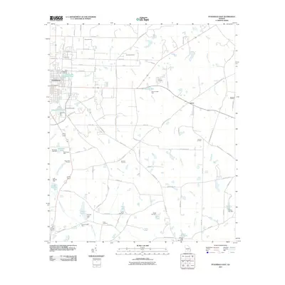 2011 Map of Fitzgerald East, 2011 Print