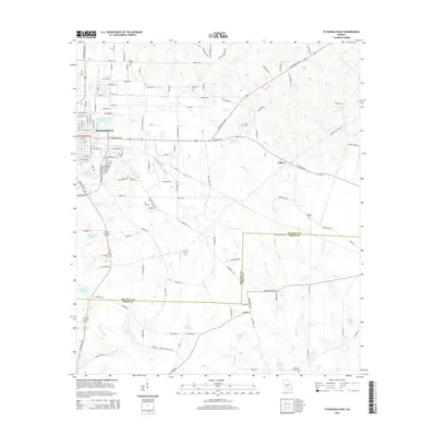 2014 Map of Fitzgerald East, 2014 Print