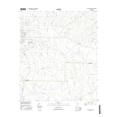 2017 Map of Fitzgerald East, 2017 Print