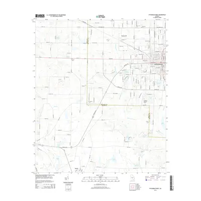 2014 Map of Fitzgerald West, 2014 Print