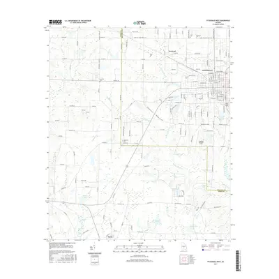 2017 Map of Fitzgerald West, 2017 Print