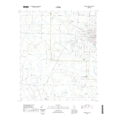 2020 Map of Fitzgerald West, 2020 Print