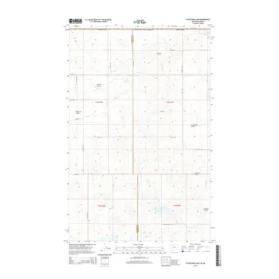 2014 Map of Fitzpatrick Lake, 2014 Print