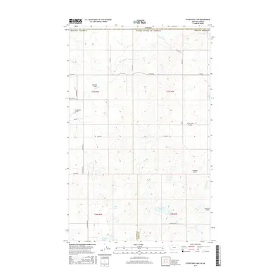 2017 Map of Fitzpatrick Lake, 2017 Print