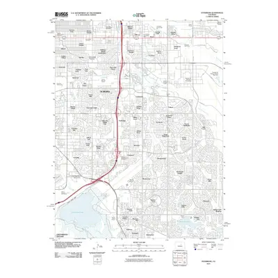 2010 Map of Fitzsimons, 2010 Print