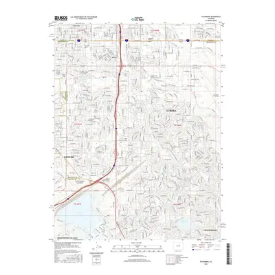 2016 Map of Fitzsimons, 2016 Print