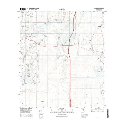 2015 Map of Fivay Junction, 2015 Print
