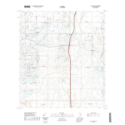 2021 Map of Fivay Junction, 2021 Print