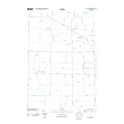 2013 Map of Five Corners, 2013 Print