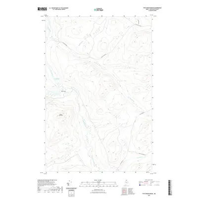 2021 Map of Five Finger Brook, 2021 Print