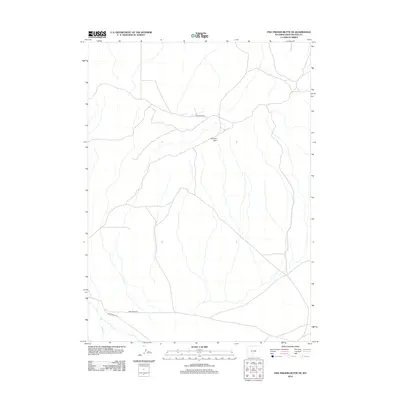 2012 Map of Five Fingers Butte NE, 2012 Print