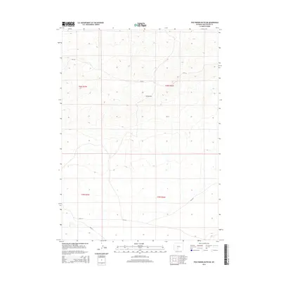2015 Map of Five Fingers Butte NE, 2015 Print