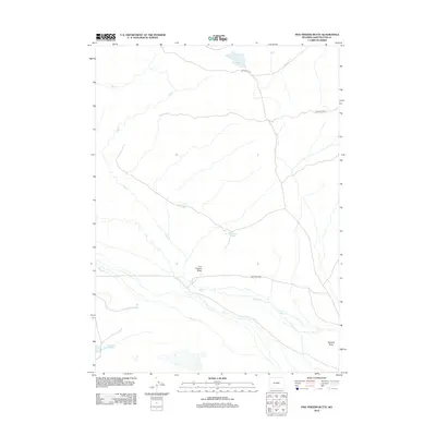 2012 Map of Five Fingers Butte, 2012 Print