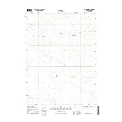 2015 Map of Five Fingers Butte, 2015 Print