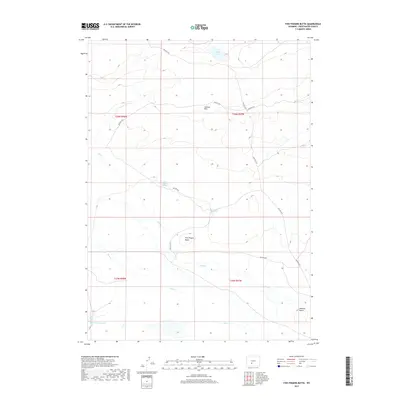 2017 Map of Five Fingers Butte, 2017 Print
