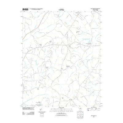 2011 Map of Five Forks, 2011 Print