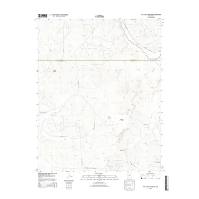 2013 Map of Five Lakes Canyon NE, 2013 Print