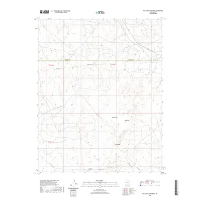 2020 Map of Five Lakes Canyon NE, 2020 Print