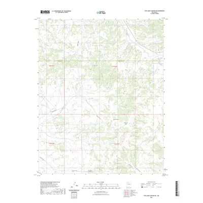 2023 Map of Five Lakes Canyon NE, 2023 Print