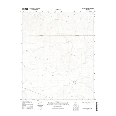2013 Map of Five Lakes Canyon NW, 2013 Print