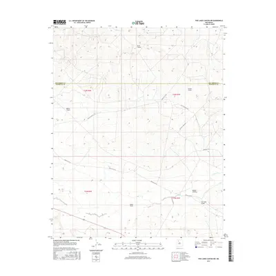 2017 Map of Five Lakes Canyon NW, 2017 Print