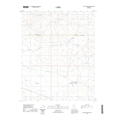 2020 Map of Five Lakes Canyon NW, 2020 Print