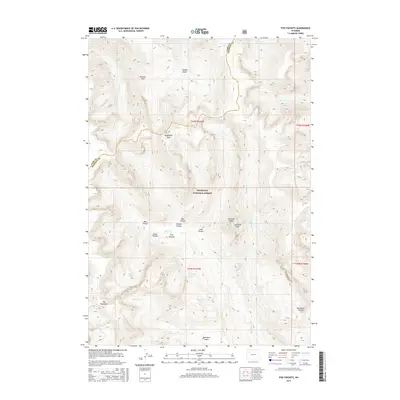 2015 Map of Five Pockets, 2015 Print