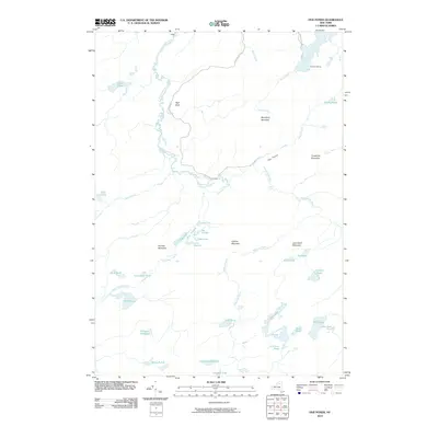 2010 Map of Five Ponds, 2010 Print