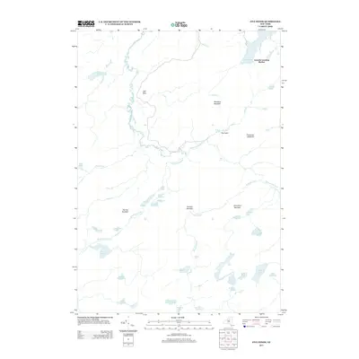 2013 Map of Five Ponds, 2013 Print