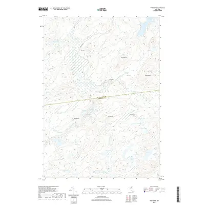 2019 Map of Five Ponds, 2019 Print