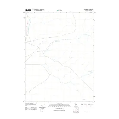 2012 Map of Five Springs, 2012 Print