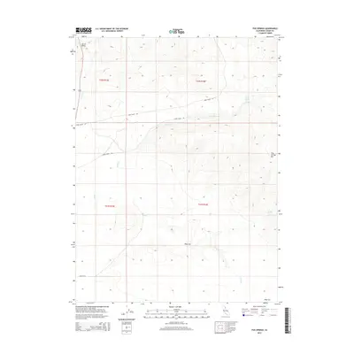 2015 Map of Five Springs, 2015 Print
