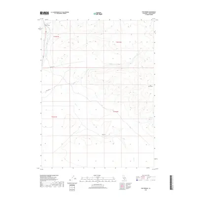 2018 Map of Five Springs, 2018 Print