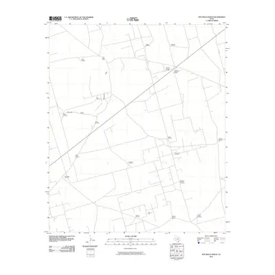 2010 Map of Five Wells Ranch, 2010 Print