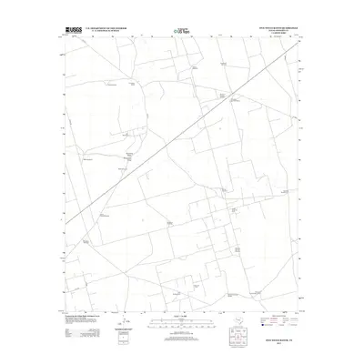2012 Map of Five Wells Ranch, 2012 Print