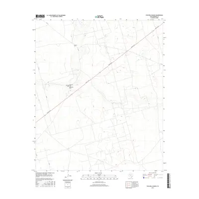 2016 Map of Five Wells Ranch, 2016 Print