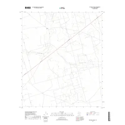 2019 Map of Five Wells Ranch, 2019 Print