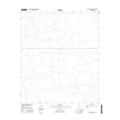 2016 Map of Five Wells Ranch SE, 2016 Print