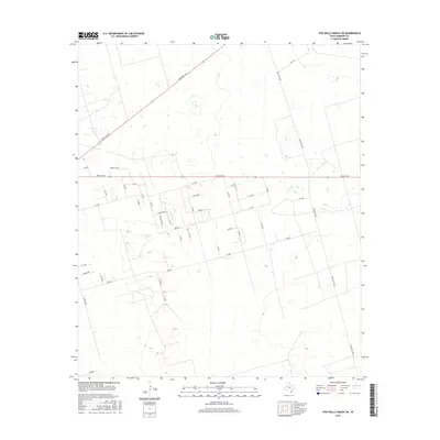 2016 Map of Five Wells Ranch SW, 2016 Print