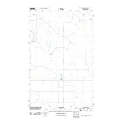 2011 Map of Fivemile Coulee East, 2011 Print