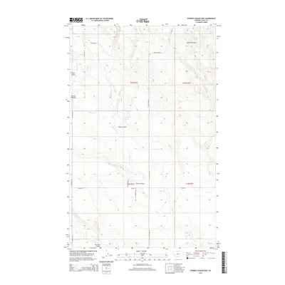 2014 Map of Fivemile Coulee East, 2014 Print