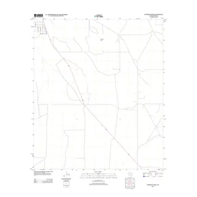 2012 Map of Fivemile Mesa, 2012 Print