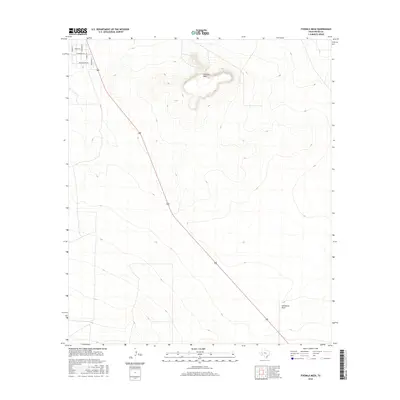 2016 Map of Fivemile Mesa, 2016 Print