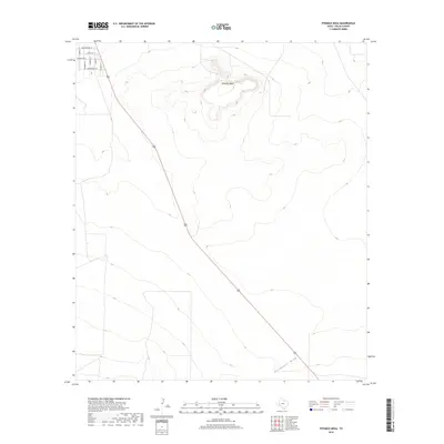 2019 Map of Fivemile Mesa, 2019 Print