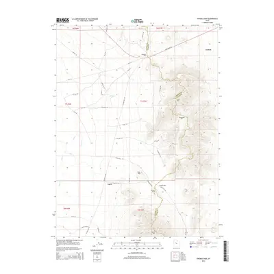 2014 Map of Fivemile Pass, 2014 Print