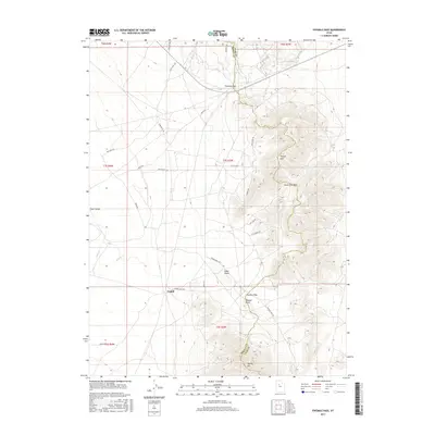 2017 Map of Fivemile Pass, 2017 Print