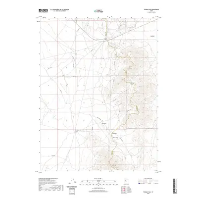 2020 Map of Fivemile Pass, 2020 Print