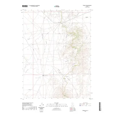 2023 Map of Fivemile Pass, 2023 Print