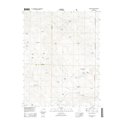 2014 Map of Fivemile Ridge, 2014 Print